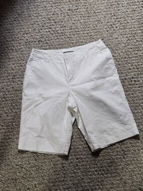 Liz Claiborne White Bermuda Shorts